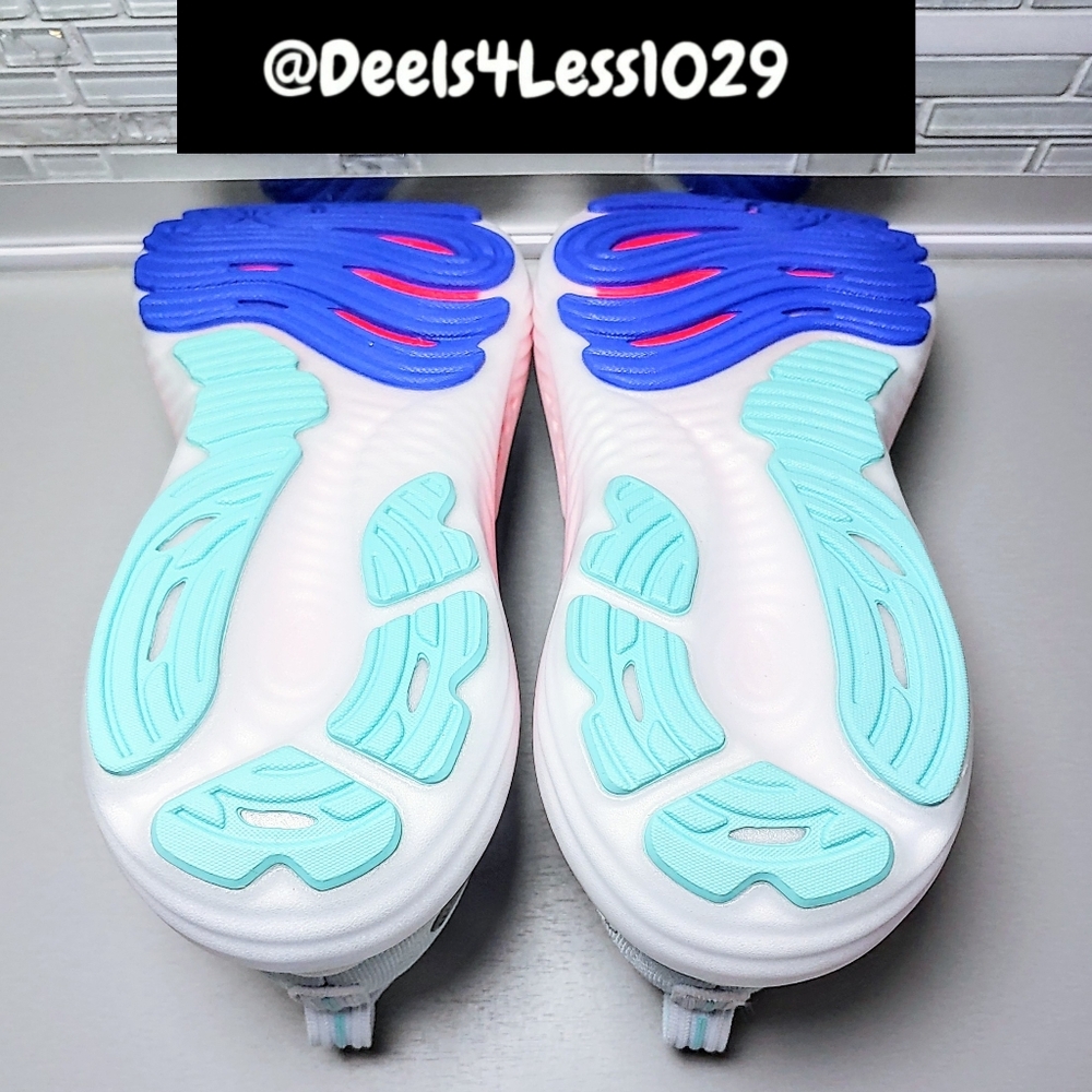 Brooks Glycerin 22 Running Womens White Amparo Blue Pink - Picture 6 of 6